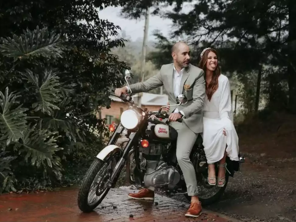 Arriving by motorcycle | Wink Events