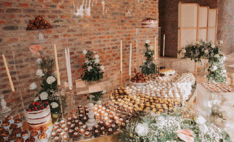 Corporate year-end event setup by Wink