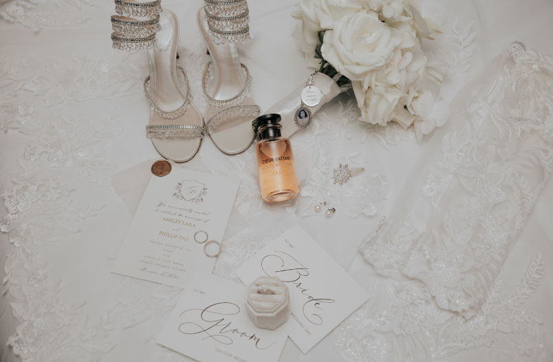 Tarjeta de invitación de boda