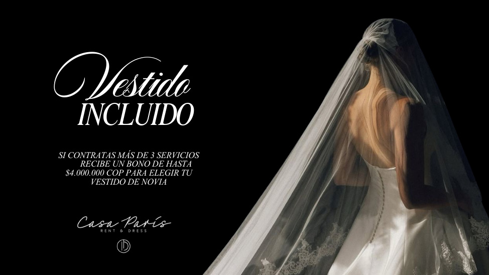 Contrata más de tres servicios para tu boda con Wink y te regalamos un bono para tu vestido